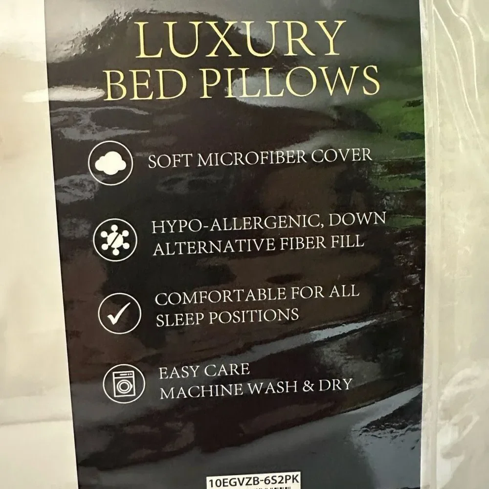 Grace Elizabeth Luxury Bed Pillow Standard 20” x 26”